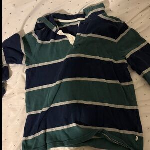 GAP Blue and Green Striped Sweatshirt